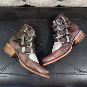 Brand New Freebird Size 8 Cognac Scarlet